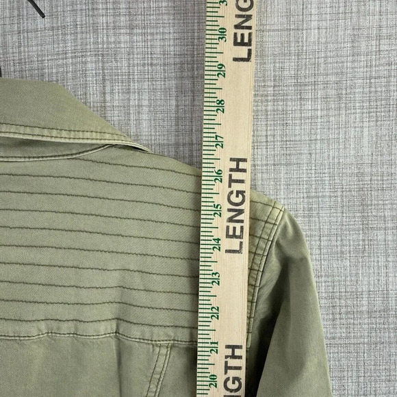 Chico’s Lyocell Jacket Womens Full Zip (1) 10 Green 1343 - Picture 6 of 8